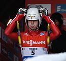 Deutsch: Vorletztes Saisonrennen im Rennrodel-Weltcup der Saison 2014/15 vom 19. bis 22. Februar 2015 in Altenberg/Erzgebirge. Tag 2: Freitagstraining. English: Luge world cup race season 2014/15 in Altenberg/Germany, 19th to 22nd Februar 2015. Day 2: Friday trainings.