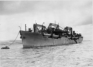 RFA <i>Ennerdale</i> (A173) 1941 Dale-class replenishment oiler for the Royal Fleet Auxiliary