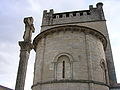 Église Saint Nicolas à Portomarín, détail.