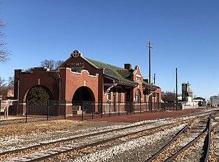 <span class="mw-page-title-main">Kingman Santa Fe Depot</span> Historical train depot in Kansas
