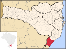 Araranguá – Mappa