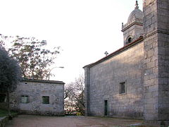 Exterior da igrexa de Santa Susana