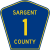 Sargent County Route 1 ND.svg