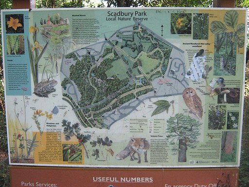 Scadbury Park Nature Reserve Information Board - geograph.org.uk - 2527328