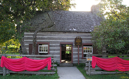 Scadding Cabin is Toronto's oldest standing structure. Erected in 1794, it was moved to its present site in 1879.