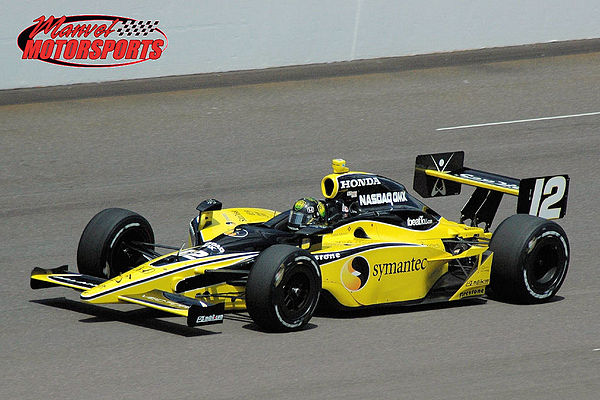 Scheckter's LDR car practicing for the 2008 Indy 500