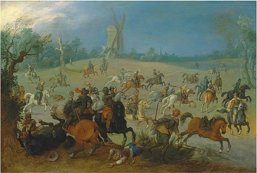 Sebastiaen Vrancx - The Battle of Lekkerbeetje at Vught, 5 February 1600