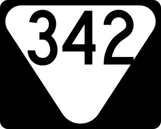 <span class="mw-page-title-main">Tennessee State Route 342</span> State highway in Tennessee, United States