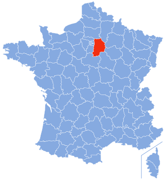 Location of Seine-et-Marne in France Seine-et-Marne-Position.svg