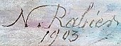 signature de Narcisse Rabier