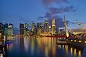 Singapore CBD skyline from Esplanade at dusk.jpg