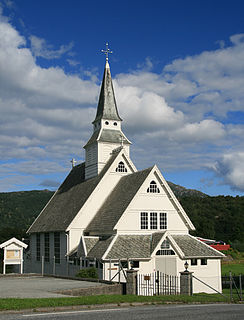 Skjoldastraumen Church Church in Rogaland, Norway