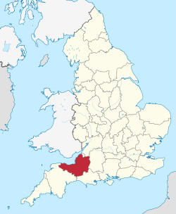 Somerset (ceremonial county) in England.svg