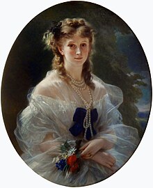 Winterhalter: Sophie Troubetskoï, Duchesse de Morny, 1863, (Musée du Second Empire, Schloss Compiègne)