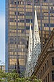 * Nomination Spires of St. Patricks Cathedral rising above Fifth Avenue, New York. This is a view to contrast the old and the new. --Axel Tschentscher 15:02, 23 October 2019 (UTC) * Promotion  Support Good quality. --Chenspec 10:26, 25 October 2019 (UTC)