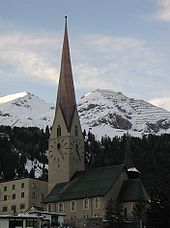 Die Kirche St. Johann in Davos