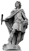Statue of Rechiar, Suebic King of Galicia (sculpted 1750–1753), Royal Palace of Madrid, Spain - 20080109-ret.jpg