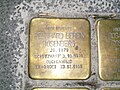 Stolperstein Bernhard Berek Rosenberg, 1, Kastenalsgasse, Wesertor, Kassel.jpg