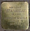 Stolperstein Jenaer Str 6 (Wilmd) Meta Marcuse.jpg