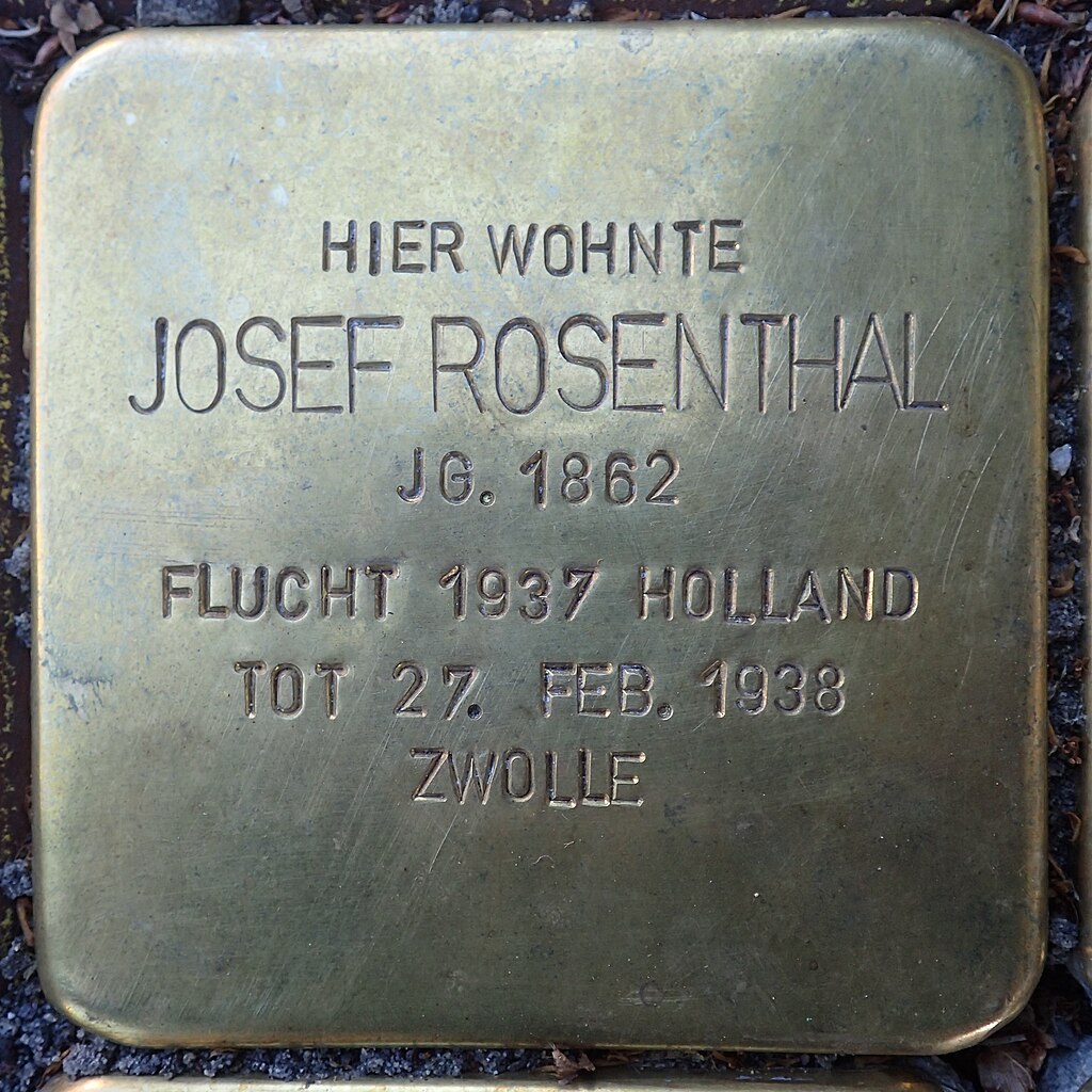 Stolperstein Waltrop Dortmunder Straße 33 Josef Rosenthal.jpg