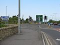 left turn into the site from Straiton Road