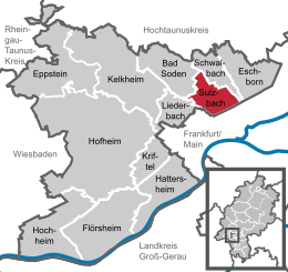 Sulzbach (Taunus) - Carte