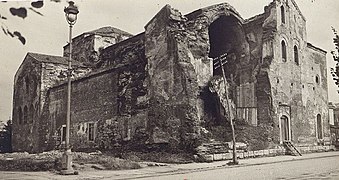 Vista de la iglesia alrededor de 1915.