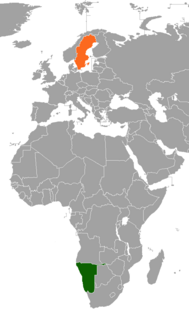 <span class="mw-page-title-main">Namibia–Sweden relations</span> Bilateral relations