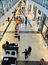 A concourse area in Pavilions Swords