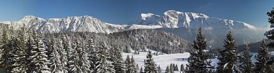 A Belledonne-hegység legdélebbi hegylánca, a Taillefer-hegység