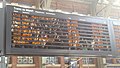 Tableau des départs à la Gare de Lille-Flandres