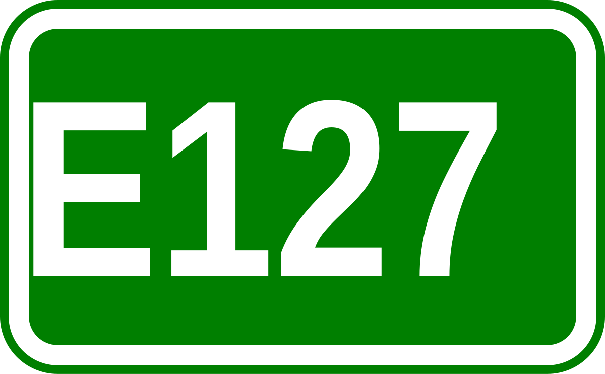 Буква е на дороге. E127. Знак ес04. Дорога е-121. 121 Svg.