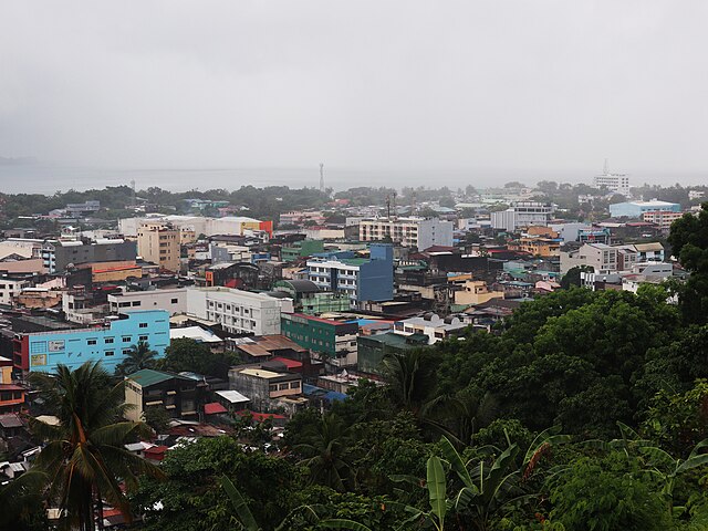 Image: Tacloban downtown central overlooking Calvary Hill (Tacloban, Leyte; 04 29 2023)