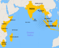 Asian 2004 tsunami affected countries (Portuguese version)