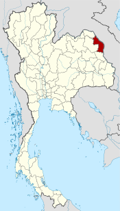Ligging van de provincie Nakhon Phanom