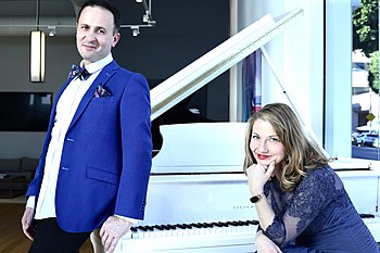 The Latsos at Steinway & Sons in Beverly Hills, California 2023 TheLatsosPianoDuo Beverly Hills Steinway.jpg