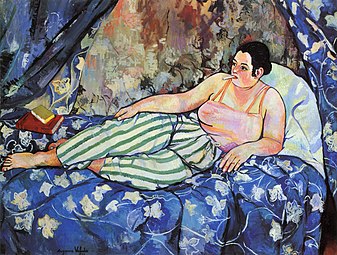 La Chambre bleue (1923), huile sur toile, Paris, musée national d'Art moderne.