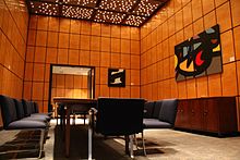 Private dining room at the Four Seasons The Four Seasons Restaurant - Private dining room.JPG