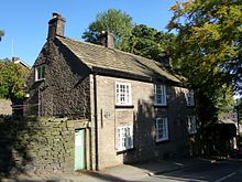 The Grey Cottage, where Allan Monkhouse lived from 1893 to 1902 The Grey Cottage, Disley.JPG