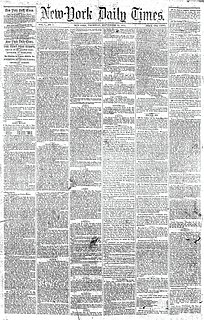 The New York Times es un periódico publicado en la ciudad de Nueva York y cuyo editor es Arthur Sulzberger, que se distribuye en los Estados Unidos y muchos otros países. Desde su fundación en 1851, el Times ha ganado 132 premios Pulitzer y es ampliamente considerado en la industria como uno de los grandes periódicos de referencia.