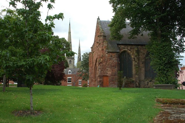 The only surviving part of Old St Chads at Shrewsbury