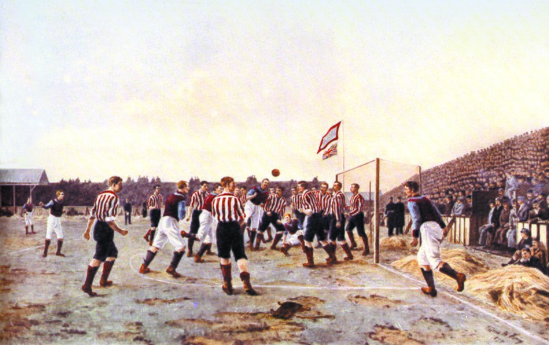 File:Thomas Hemy Sunderland v Aston Villa 1895 A Corner Kick.jpg