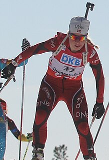 Tiril Eckhoff Norwegian biathlete