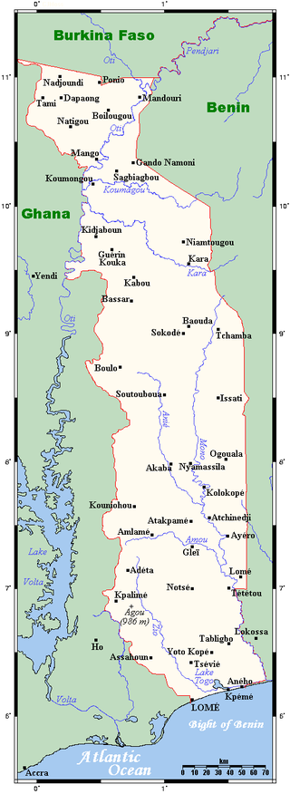Lijst Van Plaatsen In Togo: Wikimedia-lijst