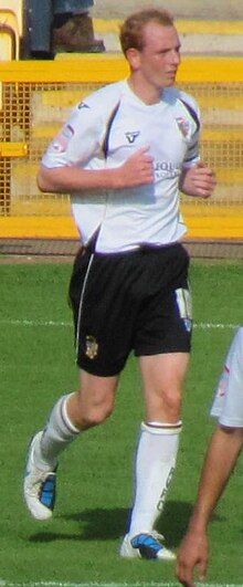 Tommy Fraser captained the club between 2009 and 2011. Tommy Fraser1.JPG