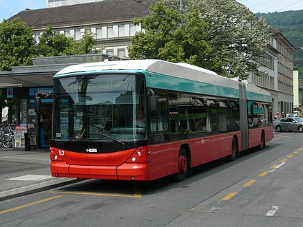 Trolleybuses place