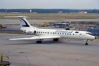 Túpolev Tu-134 de Estonian Air, heredado de Aeroflot.