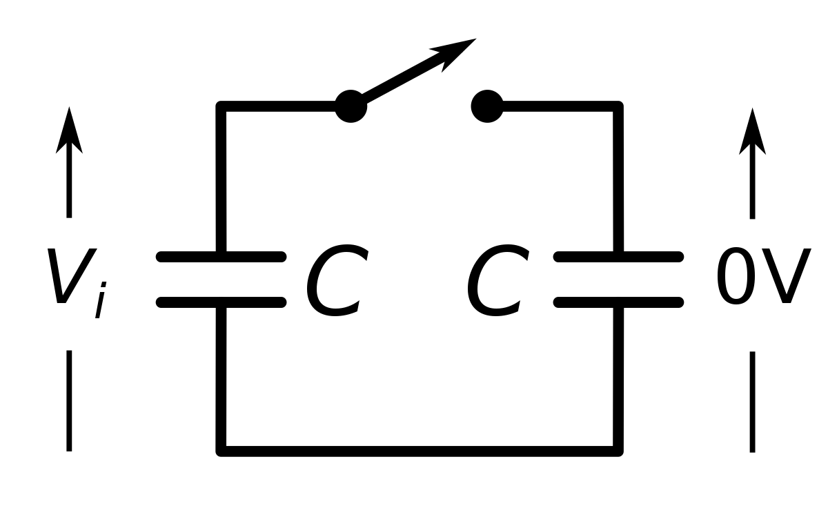 Finding the Steady State Potential Difference over a Capacitor in an RC  circuit with a Battery, Physics