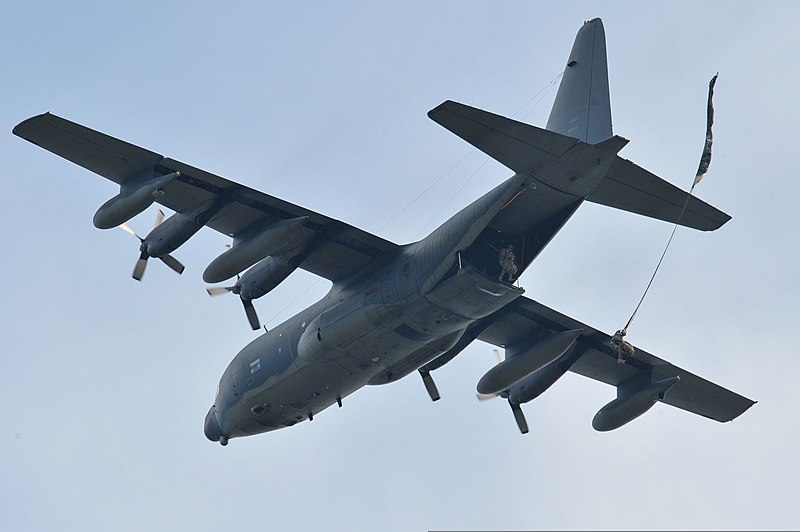 File:U.S. Soldiers with the 1st Battalion, 10th Special Forces Group conduct a training jump from an Air Force C-130 Hercules aircraft at the 7th U.S. Army Joint Multinational Training Command's Grafenwoehr Training 130807-A-BS310-120.jpg