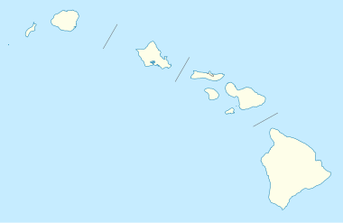 Carte des aéroports de Hawaï